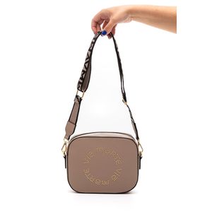 Bolsa  Via Marte Shoulder Bag Feminina Pequena B2-513-01 Nude