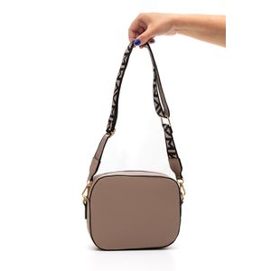 Bolsa  Via Marte Shoulder Bag Feminina Pequena B2-513-01 Nude