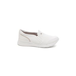 Tênis Kolosh Slip On Feminino Strass C3144a-02 Branco