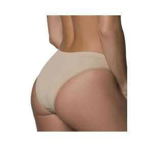 Calcinha Biquini Sem Costura Selene 20010.002 Bege