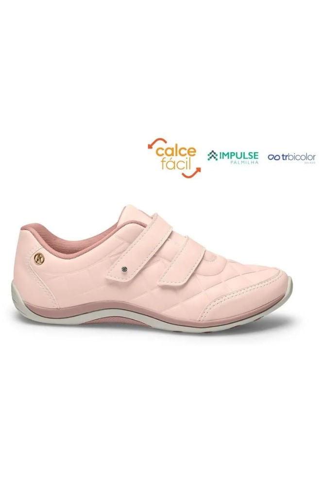 Tenis-Kolosh-Casual-Feminino-Velcro-C3101-Rosa