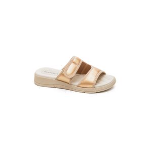 Chinelo Piccadilly Slide Feminino Hello Esporão 571010 Ouro