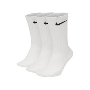 Meia Nike 3 Pares Everyday Lightweight Training Crew Masculina Sx7676-010 Branco