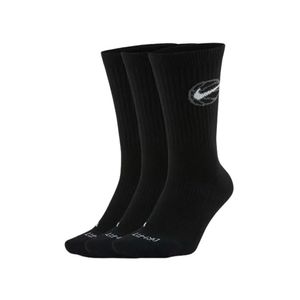 Meia Nike 3 Pares Everyday Crew Masculina Da2123-010 Preto