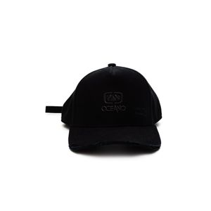 Boné Oceano Surfwear Aba Curva Destroyed 44922 Preto
