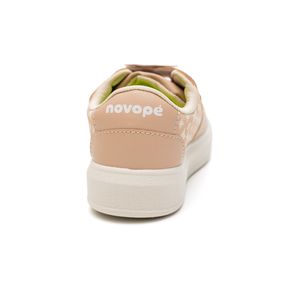 Tênis Novope Velcro Infantil Menina Ursinho Rs 98001412 Bege