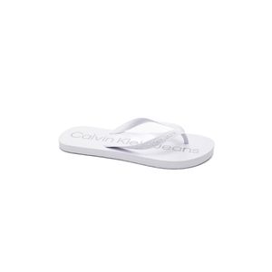 Chinelo Calvin Klein Jeans Logo Básico Masculino Ckjm1105 Branco