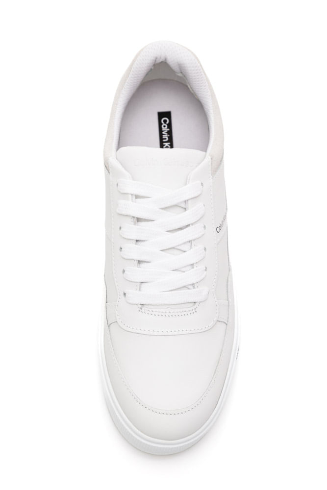 Calvin Klein Sapatenis Branco Masculino Tênis Casual Sapatenis Ckj