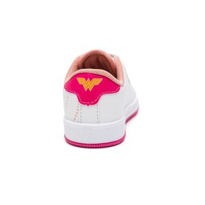 Tênis Via Vip Mulher Maravilha Juvenil Menina W2820mm4 Branco