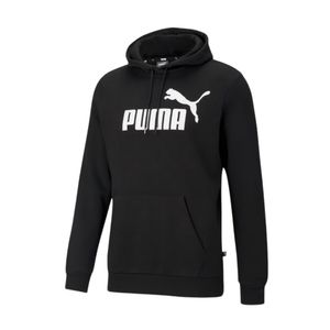 Blusão Puma Moletom Masculino Big Logo Essentials 586686 01 Preto