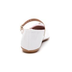Sapatilha Molekinha Rasteira Infantil Menina Laço 2502.1006 Branco