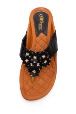 Chinelo-Meyre-Rasteira-Fem.inina-Flores-S384-Preto