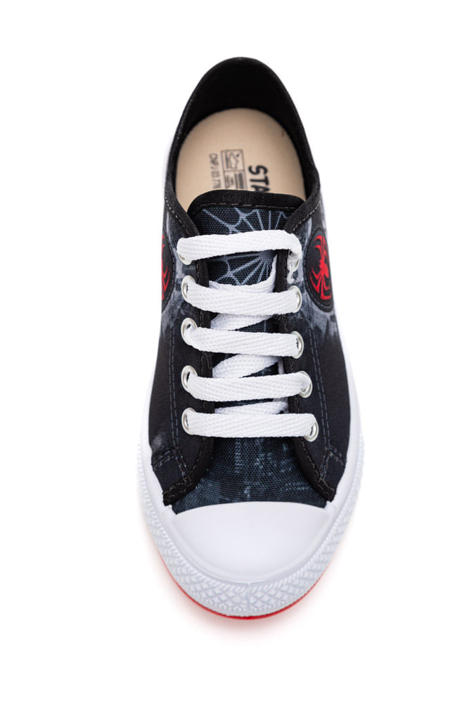 Tenis-Star-Chic-Casual-Infantil-Menino-60-Aranha-Preto