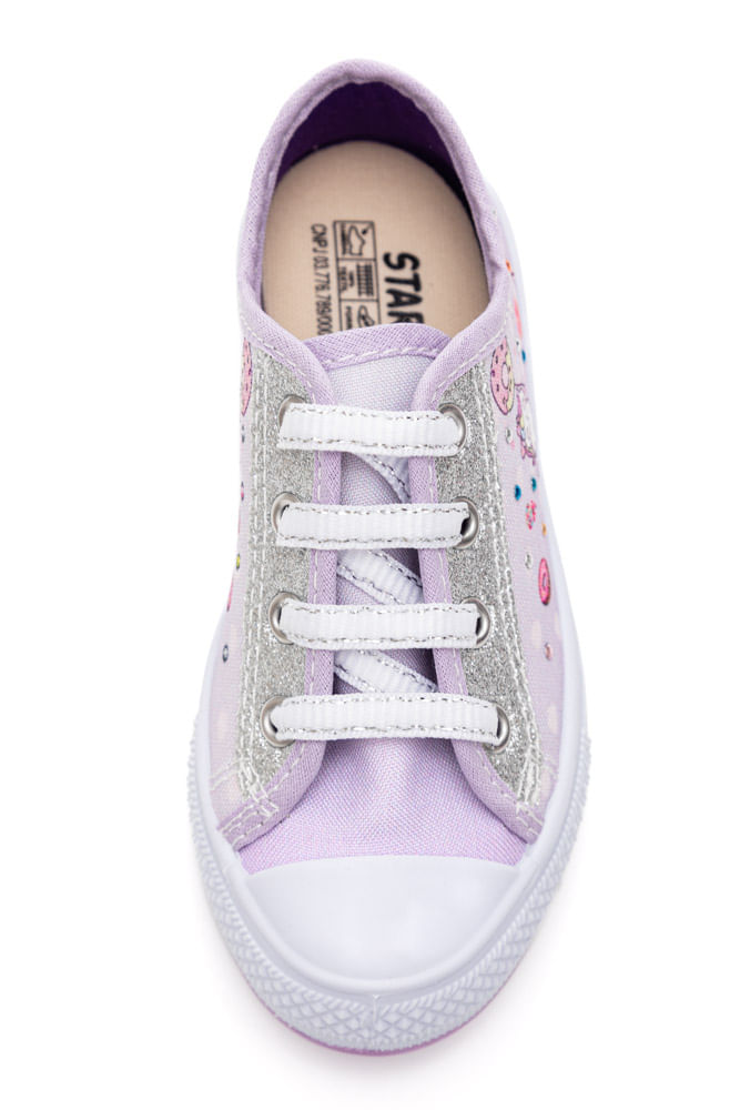 Tenis-Star-Chic-Infantil-Menina-Personagens-4064-Unidoce-Lilas