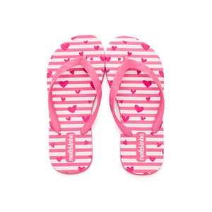 Chinelo Molekinha Infantil Menina Coração 2364.30 Rosa