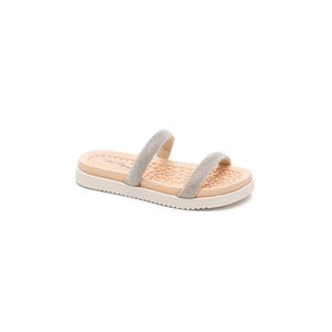 Chinelo Modare Flat Feminina Strass 7178.116 Off-White