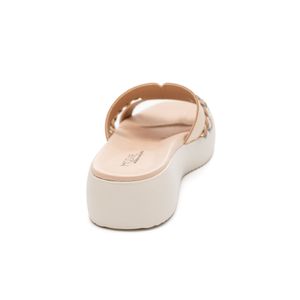 Tamanco Modare  Ultra Conforto Feminino Strass 7189.103 Off-White