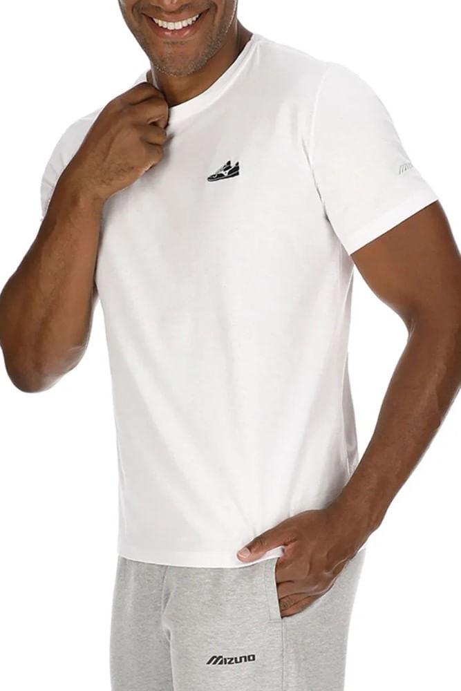 Camiseta-Casual-Masculina-Mizuno-Sneaker-Mnmss3654-Branco