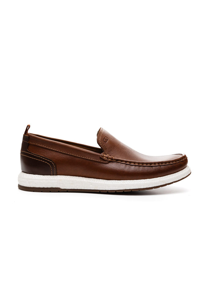 Sapato Democrata Mocassim Easy Flop Pulse 610101-003 Marrom