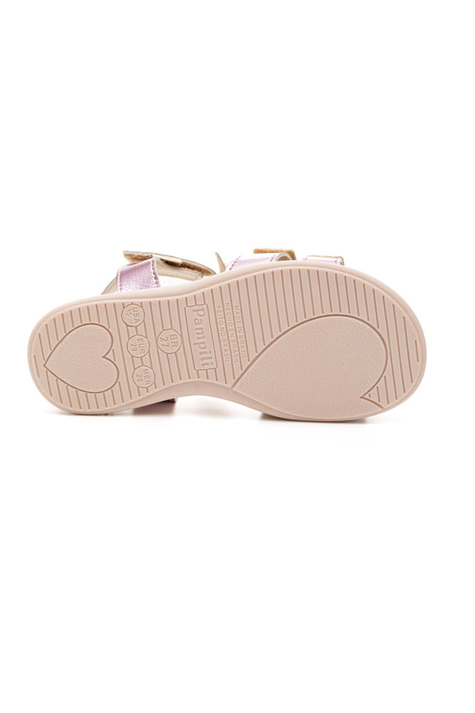 Sandalia-Pampili-Casual-Infantil-Menina-722.023-2581-Ouro