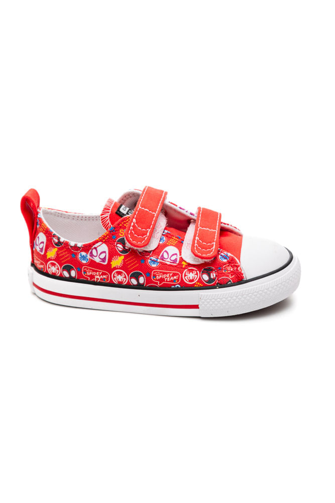 Tenis-Converse-Chuck-Taylor-Infantll-All-Star-Homem-Aranha-Ck13100001-Vermelho
