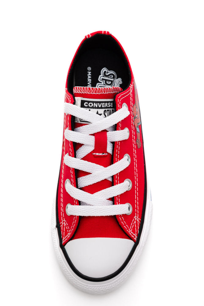 Tenis-Converse-Chuck-Taylor-Infantil-All-Star-Homem-Aranha-Ck13080001-Vermelho