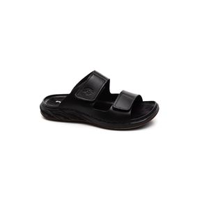Chinelo Pegada Masculino Em Couro  Folie 134101-05 Preto