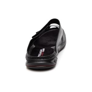 Chinelo Pegada Masculino Em Couro  Folie 134101-05 Preto