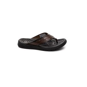 Chinelo Pegada Masculino Em Couro 134202-02 Marrom