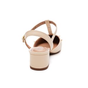 Sapato Beira Rio  Bico Fino Feminino Esferas 4182.228 Off-White