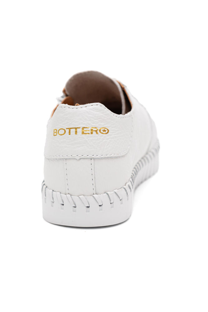 Tenis-Bottero-Casual-Feminio-Couro-Cadarco-Elastico-367601-Branco
