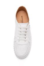 Tenis-Bottero-Casual-Feminio-Couro-Cadarco-Elastico-367601-Branco