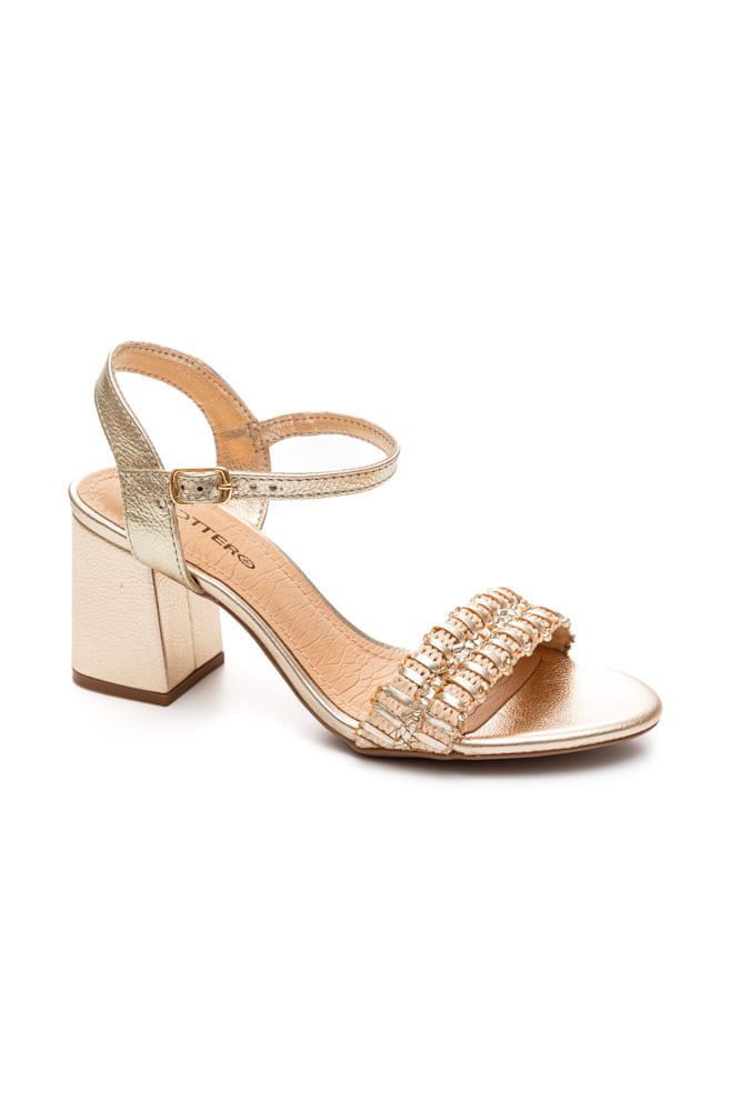 Sandalia-Bottero-Salto-Medio-Feminina-Couro-362513-Ouro