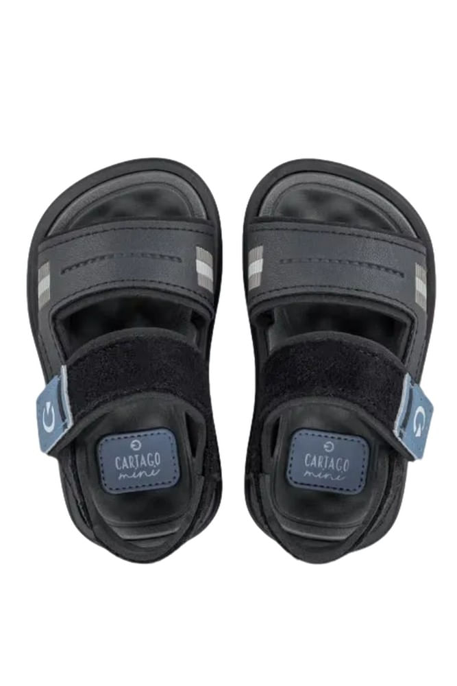 Sandalia-Cartago-Mini-Ii-Bebe-Menino-Velcro12235-Az220-Preto