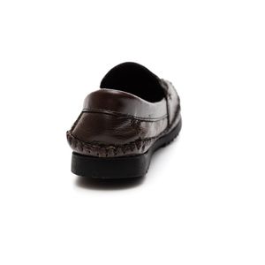 Sapato West Line Mocassim Masculino Sintético 010 Marrom