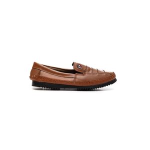 Sapato West Line Mocassim Masculino Sintético 010 Castanho