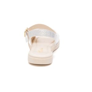 Sandália Tininha Papete Infantil Menina 08. Branco