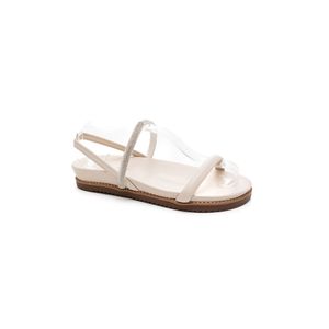 Sandália Via Marte Papete Feminina 117-006-01 Off-White