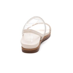Sandália Via Marte Papete Feminina 117-006-01 Off-White