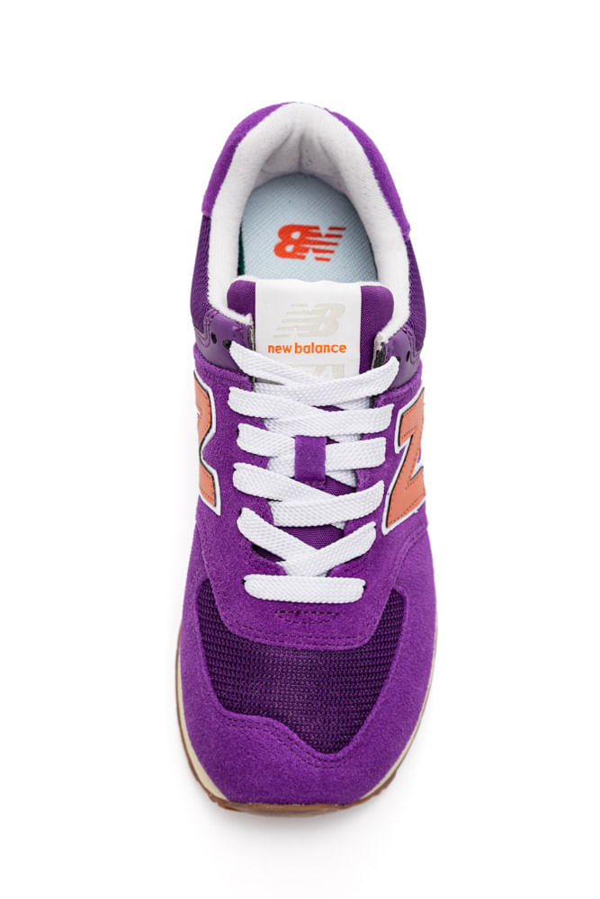 Tenis-New-Balance-574-Feminino-Casual-Wl574dx2-Roxo