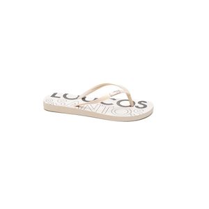 Chinelo Loucos E Santos Slim Feminino Logo L22853003 Off-White