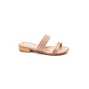 Tamanco Piccadilly Salto Baixo Feminino 590042 Nude