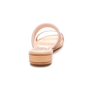 Tamanco Piccadilly Salto Baixo Feminino 590042 Nude