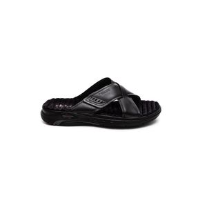 Chinelo Pegada Masculino Em Couro 134502-03 Preto