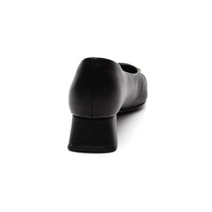 Sapato Piccadilly Maxi Salto Baixo Estela  160090 Preto