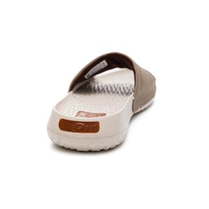 Chinelo Slide Pegada Masculino Em Couro 133404-05 Bege