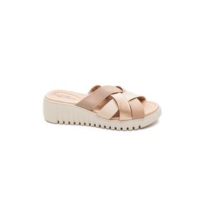 Tamanco Modare Ultra Conforto Feminino Elástico 7197.1 Bege