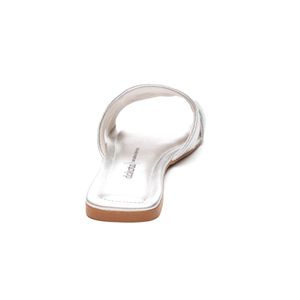 Chinelo Dakota Slide Feminino Metalizado Y7903-07 Prata