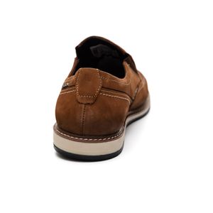 Sapato Casual Pegada Masculino Em Couro Com Amortech 125154-06 Marrom