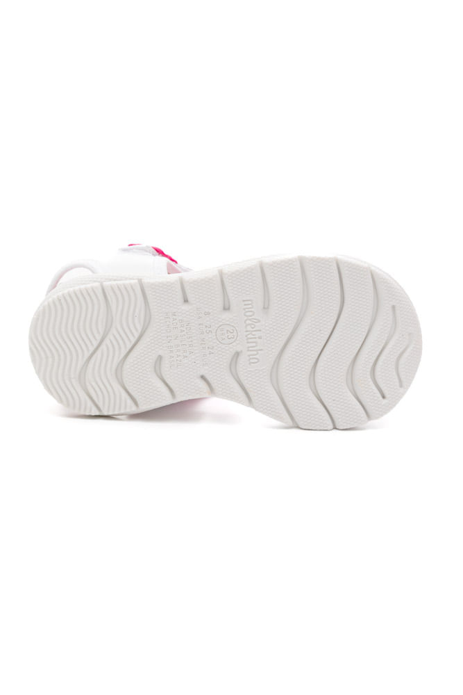 Sandalia-Molekinha-Casual-Infantil-Menina-Branco